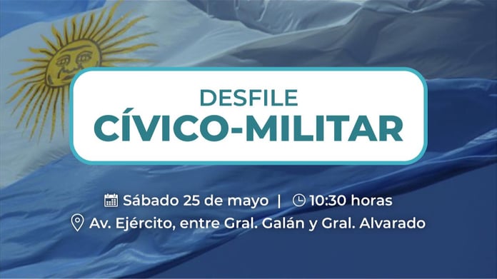 La Municipalidad de Paraná dio a conocer que los actos centrales se harán en Avenida Ejército, con el tradicional desfile cívico militar. Habrá desvíos y restricciones en el tránsito.