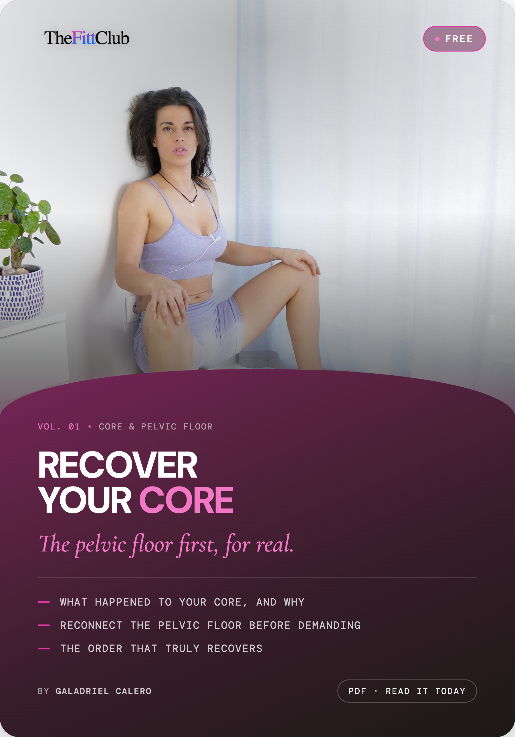 Abs, core and pelvic floor: get to know your mother's body