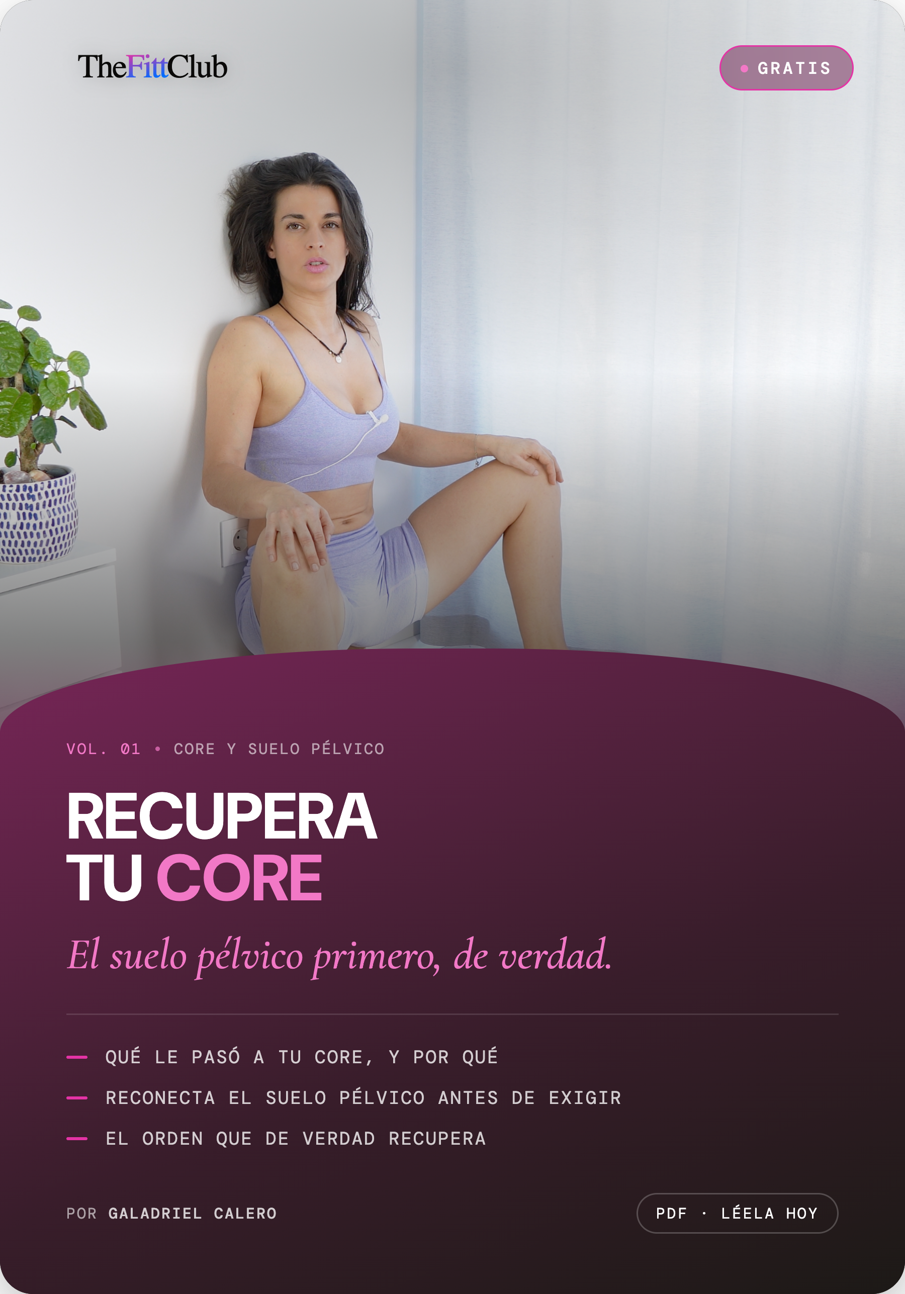 Abdominales, core y suelo pélvico: conoce tu cuerpo de madre