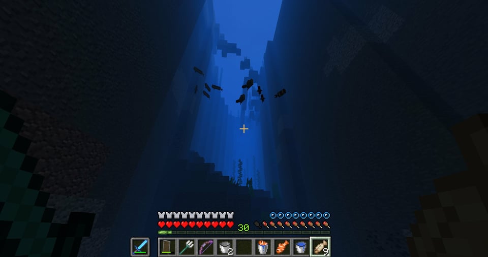 甚至有點可怕的深海峽谷