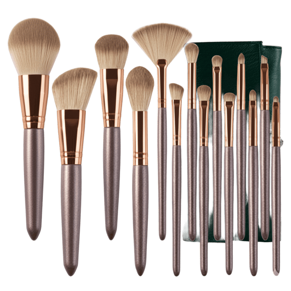 Professional makeup brushes