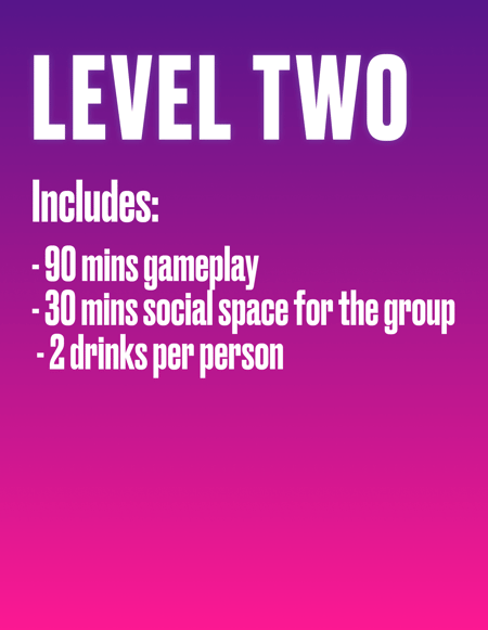 Level 2 Package – Play, Chill & Cheers!