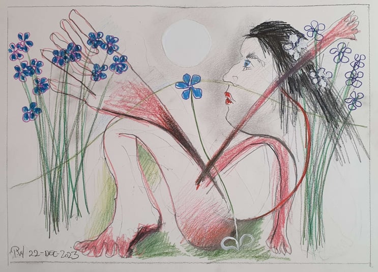 13 Dramatic Figure with Flowers 22-Dec-2023 REMOVED FROM BINDER