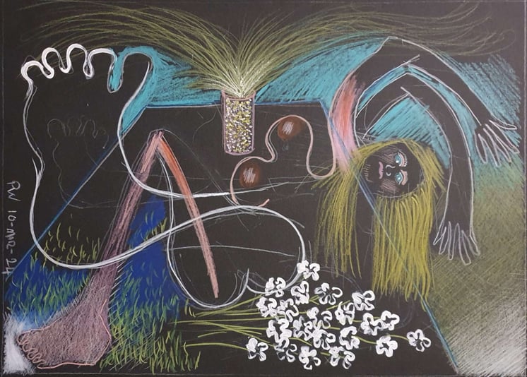 9 Figure with vase of Flowers and Cut Flowers 10-Mar-2024 REMOVED FROM BINDER