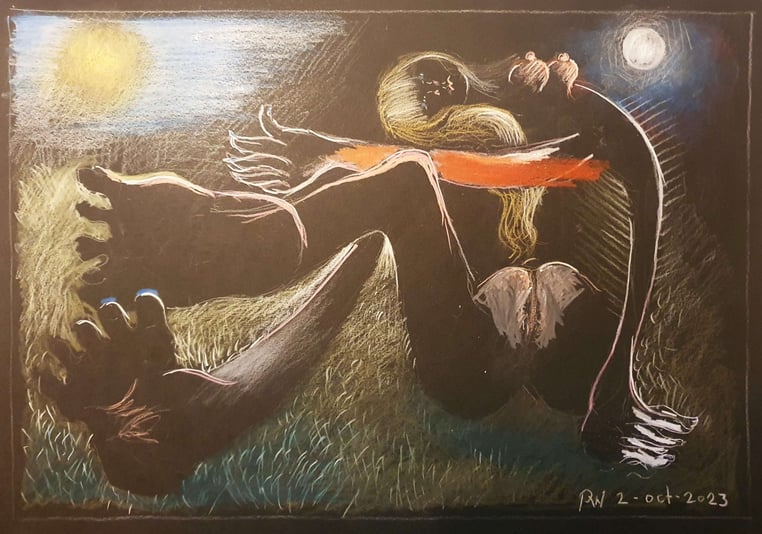 9 Grass, Sun and Moon