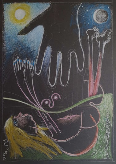 16 Hand, Sun and Moon