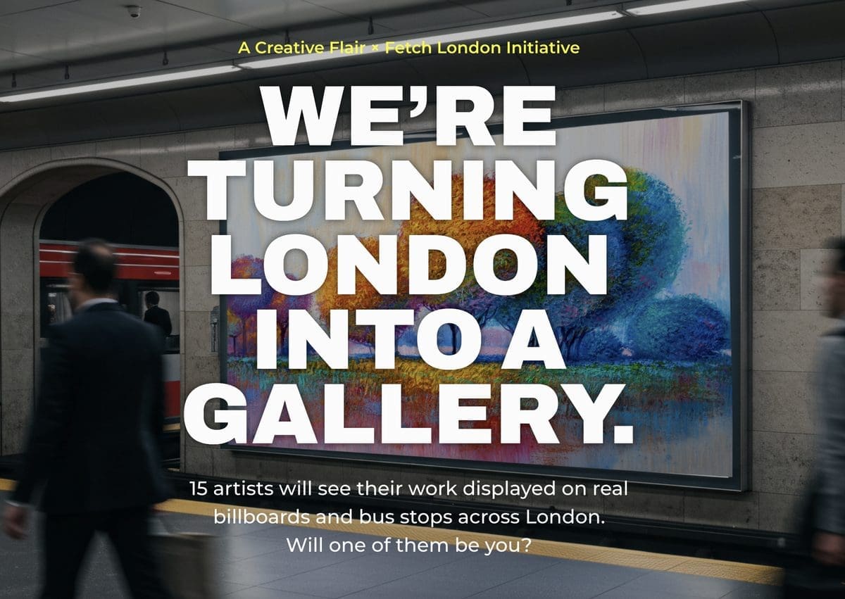The Public Canvas Art On The Streets campaign We Are Turning London Into A Gallery - billboard art exhibition London