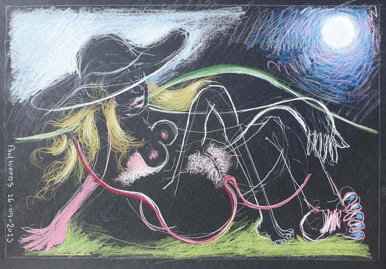 3 Reclining with a Hat