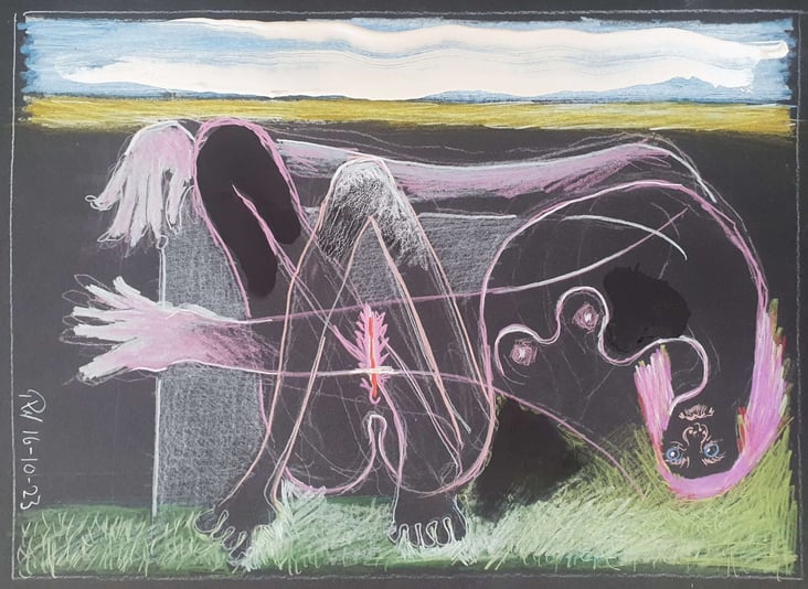 18 Reclining on the Grass