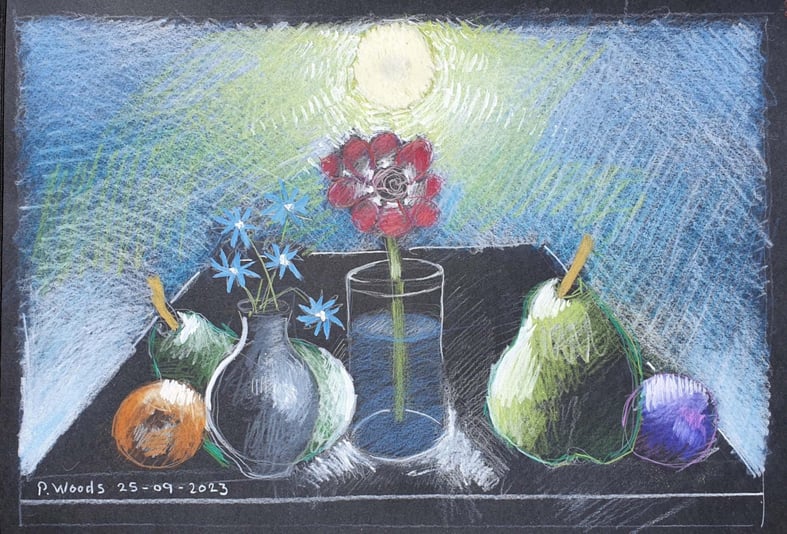 2 Stillife with Sun. 25 Sept 2023 DETATCHED FROM FOLDER