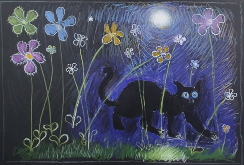 34 Black Cat DETACHED FROM BINDER