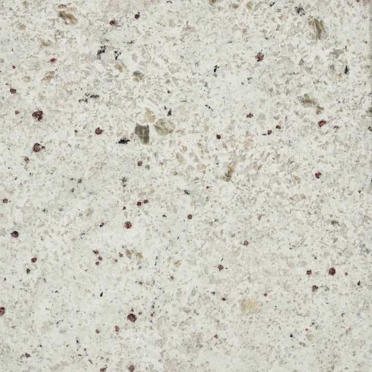 Colonial White Polished – Close up photo is an example of the structure and color of this product, which will vary.