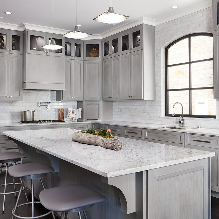 Bianco Carrara Honed (counters)