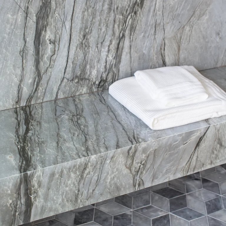 Blue Tahoe (wall, bench)