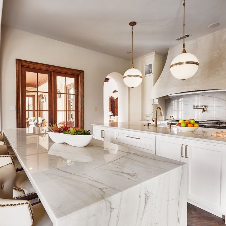 Mont Blanc Polished (counter & backsplash)