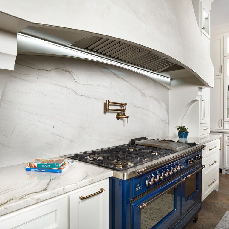 Mont Blanc Polished (counter and backsplash)