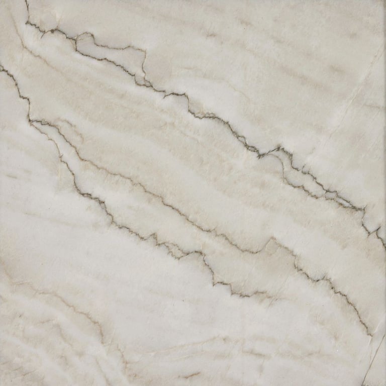 White Pearl Polished – Close up photo is an example of the structure and color of this product, which will vary.