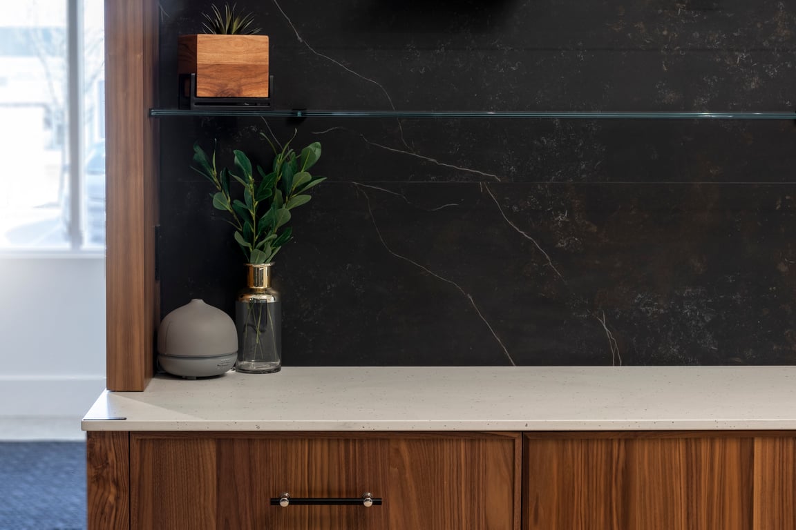 greige quartz countertop