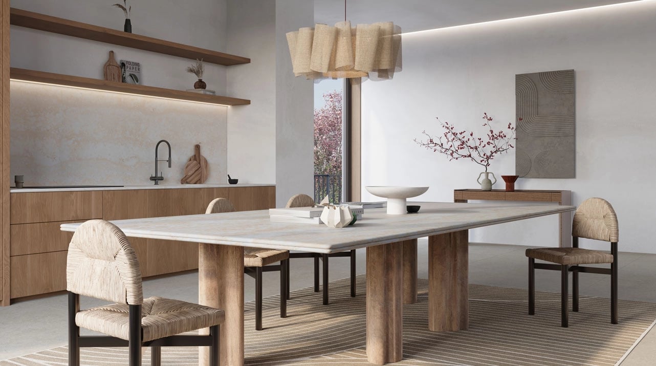 Caesarstone 8151 Moonflow Kitchen