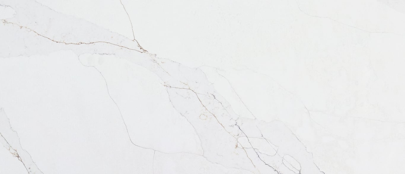 Calacatta Abezzo Quartz Close-Up Detail Sample