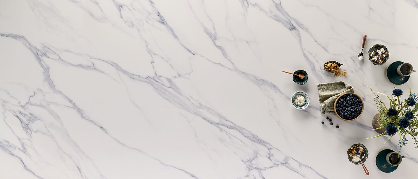 Calacatta Anava Quartz Countertop Sample