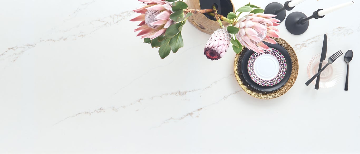 Calacatta Arno Quartz Countertop Sample