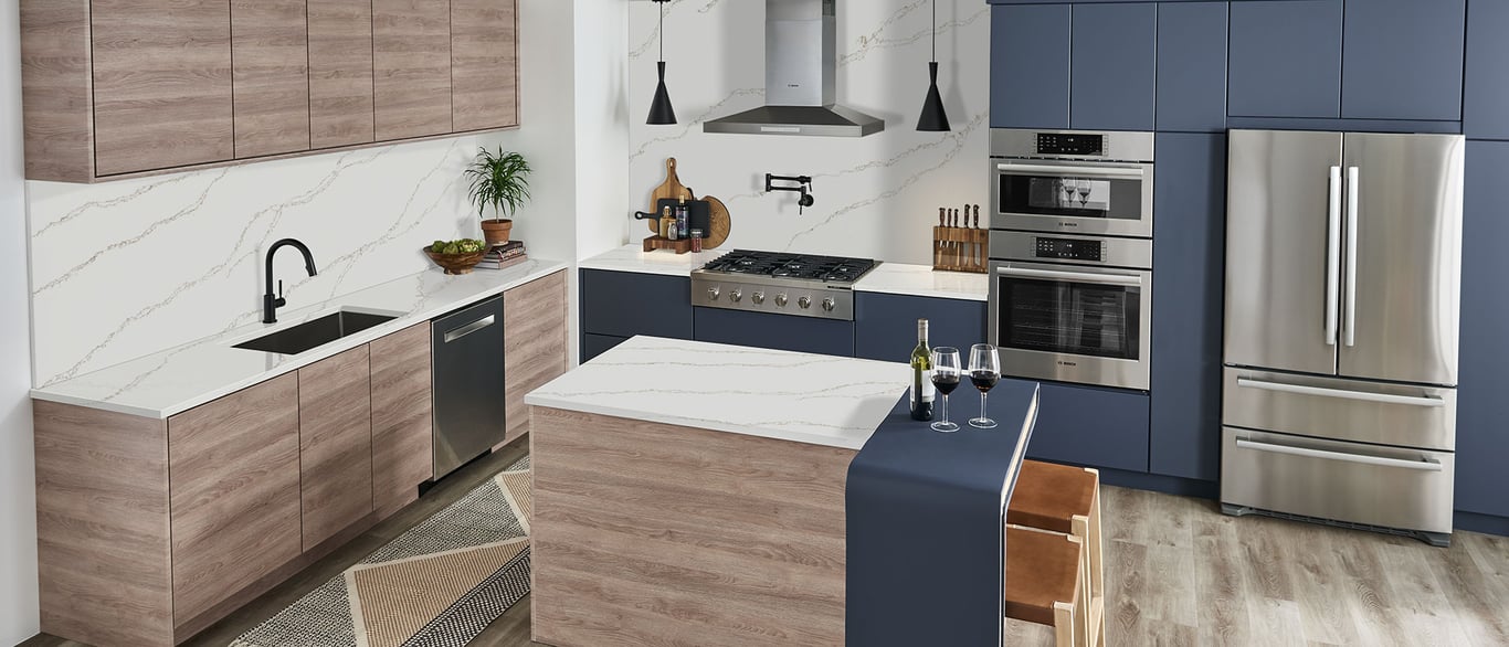 Calacatta Arno Quartz Countertop kitchen