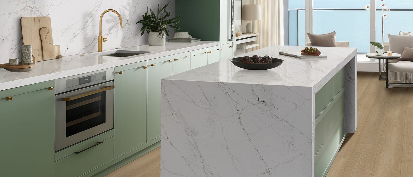 Calacatta Viraldi Quartz countertop