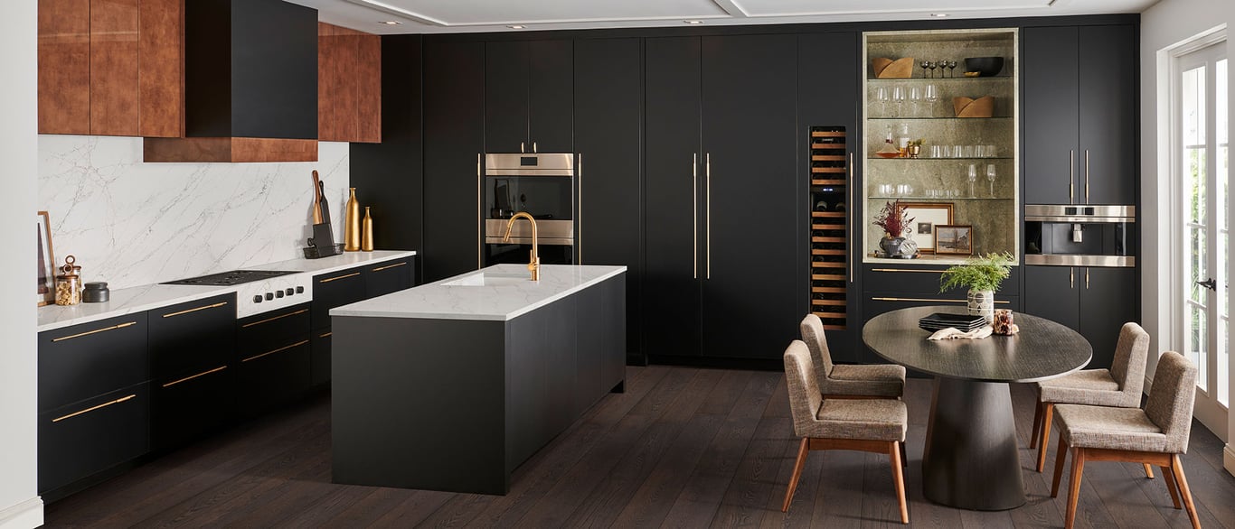 Calacatta Viraldi Quartz Countertop in Open Kitchen