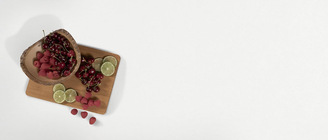 Calico White Quartz with a Culinary Vignette