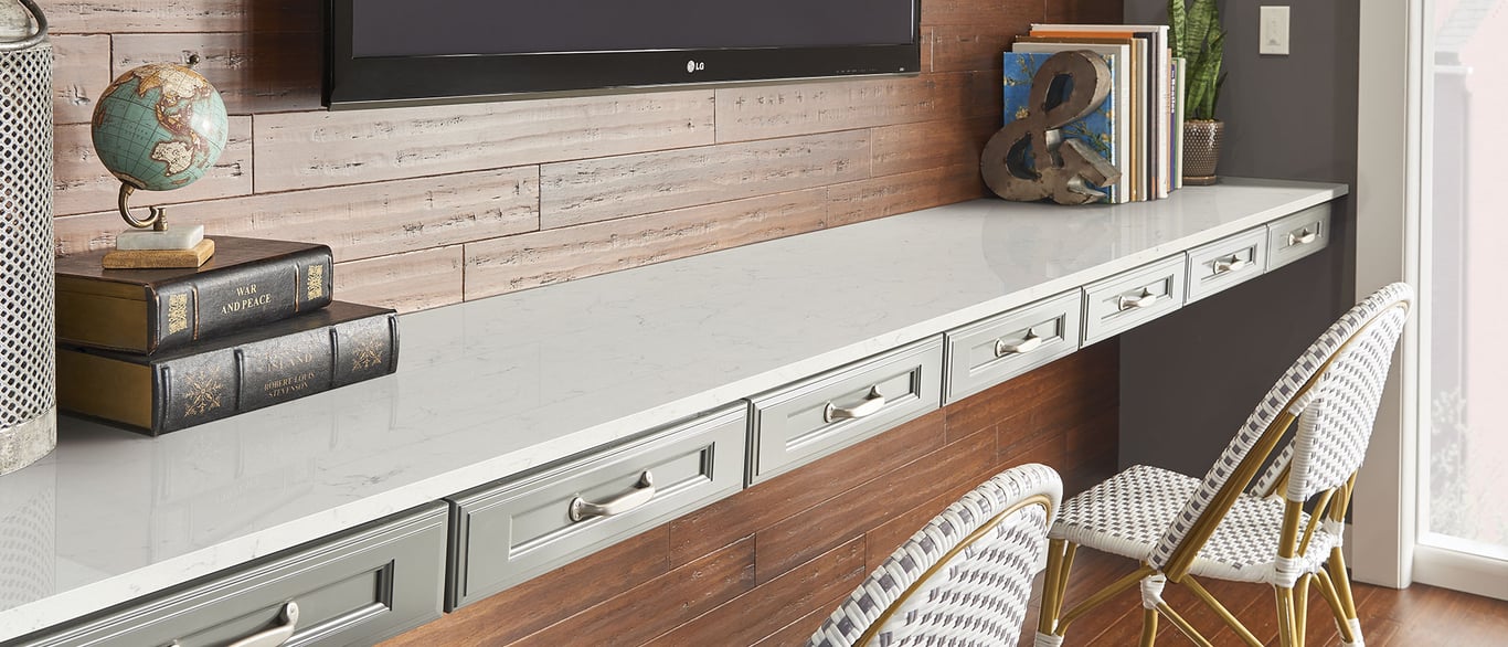 Carrara Delphi Quartz Countertop