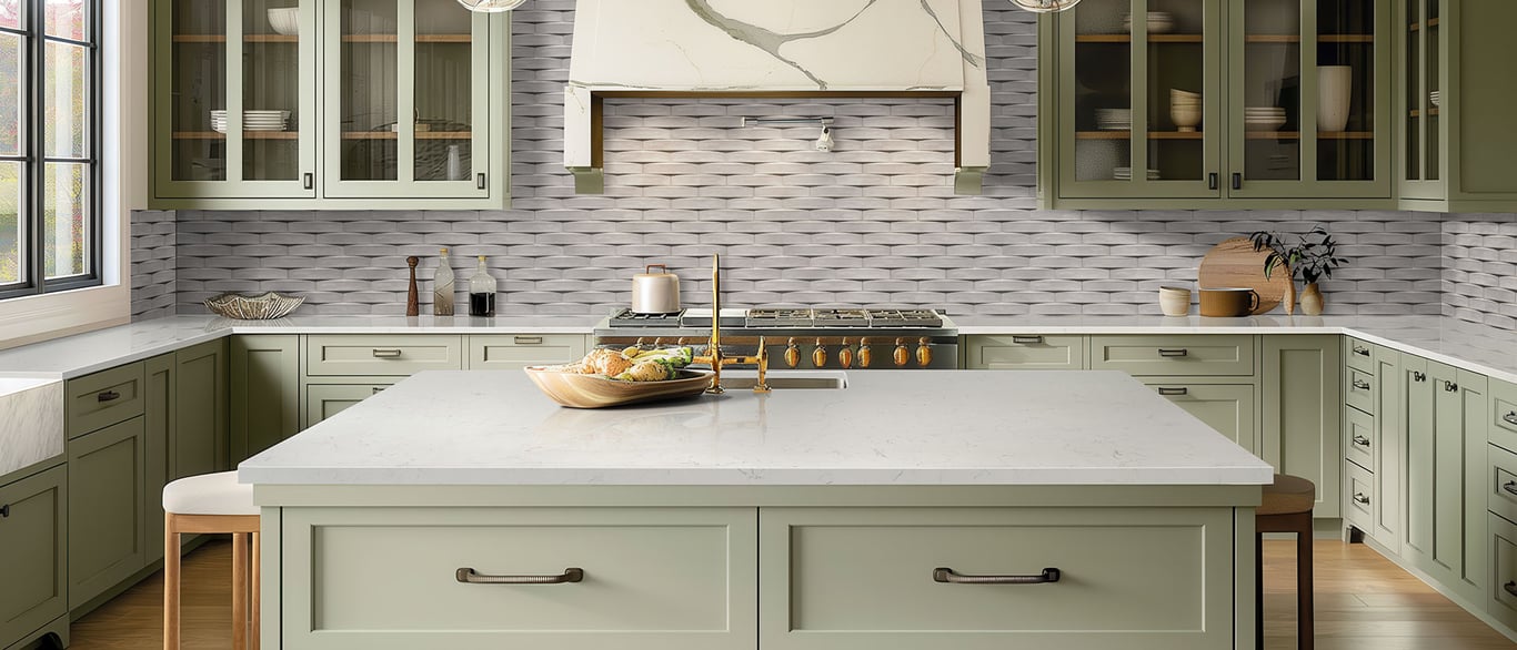 Carrara Delphi Quartz Countertop