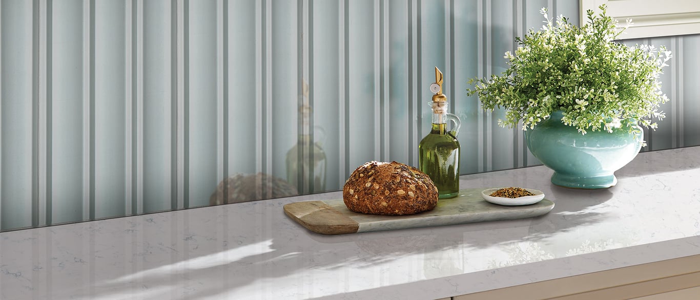 Carrara Lumos Quartz Countertop Sample