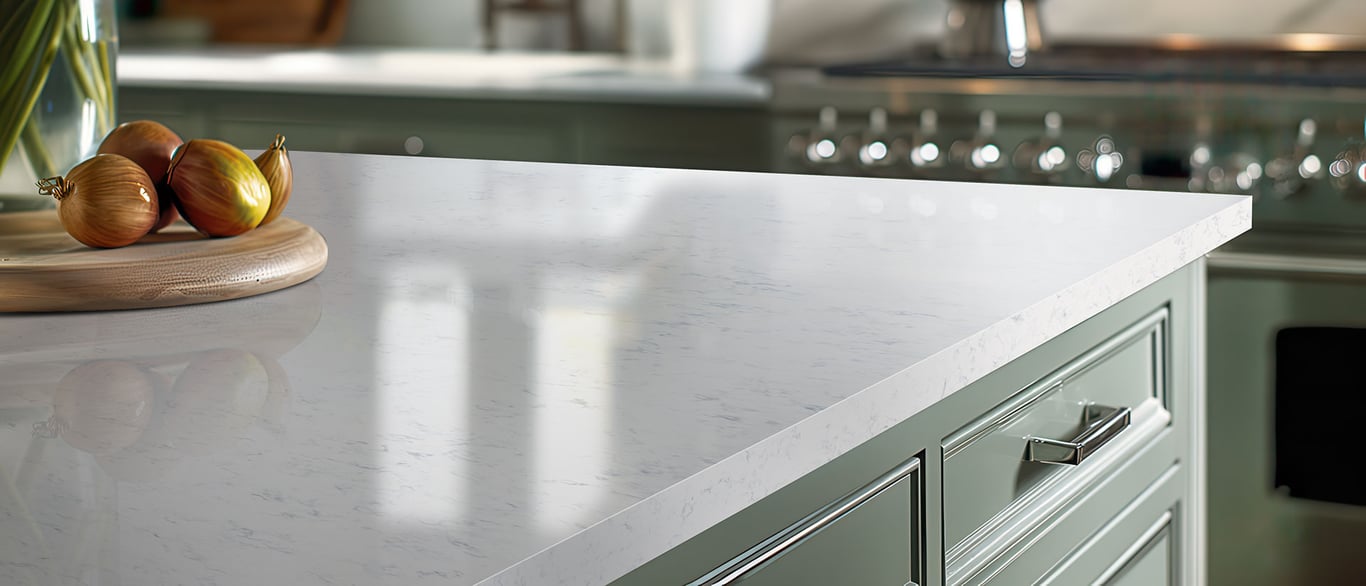 Carrara Lumos Quartz Countertop