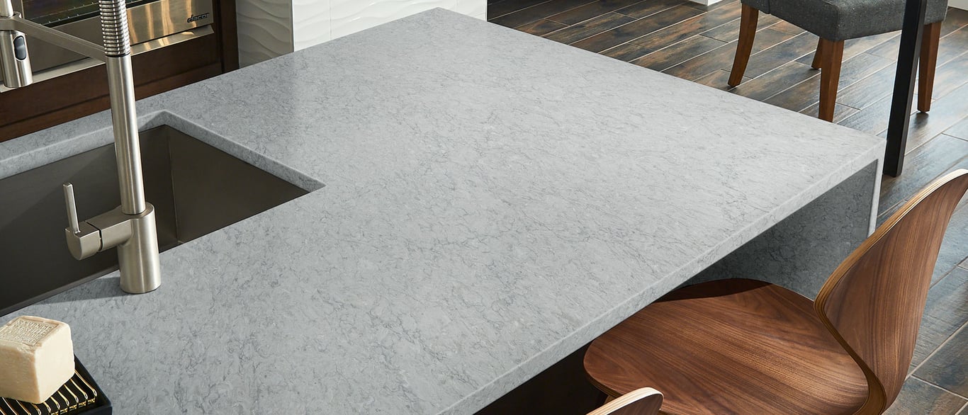 Galant Gray Quartz Countertop in Kitchen