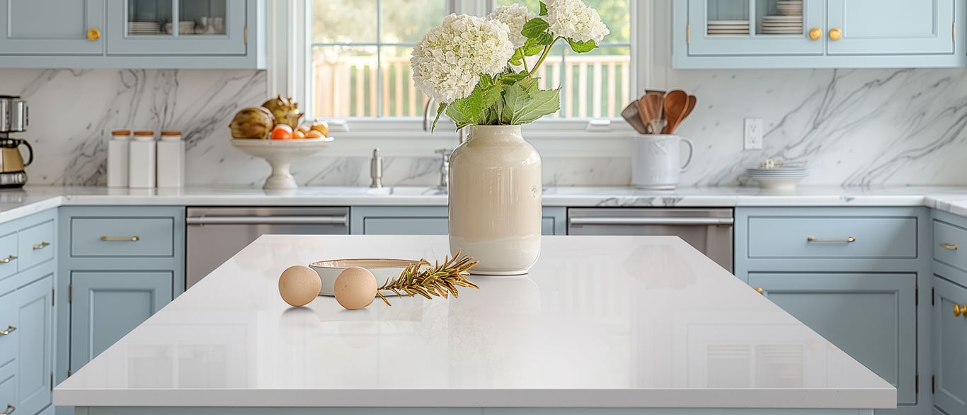 Stellar White Quartz Vignette