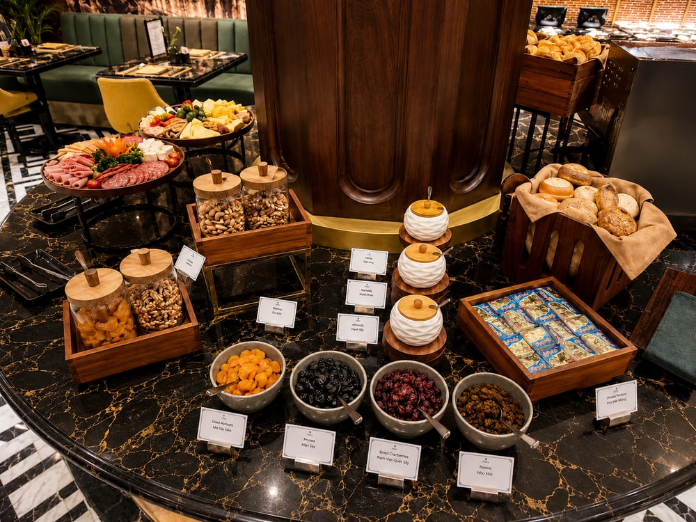 Breakfast buffet counter — Lumé · Classyc Hàng Buồm