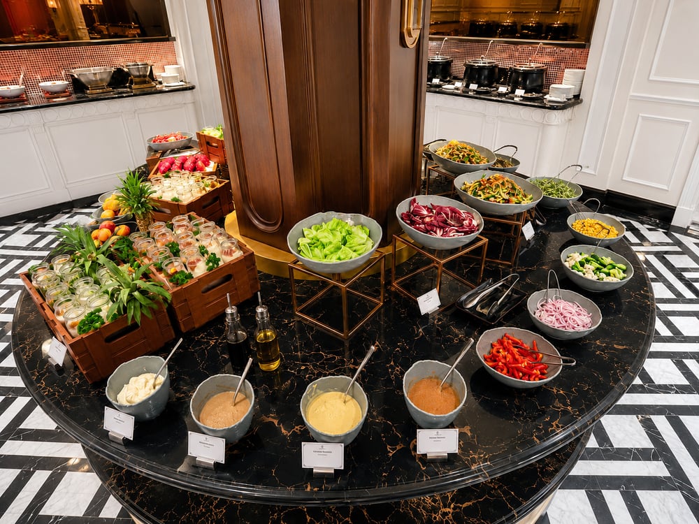 Fresh salad station — Lumé · Classyc Hàng Buồm