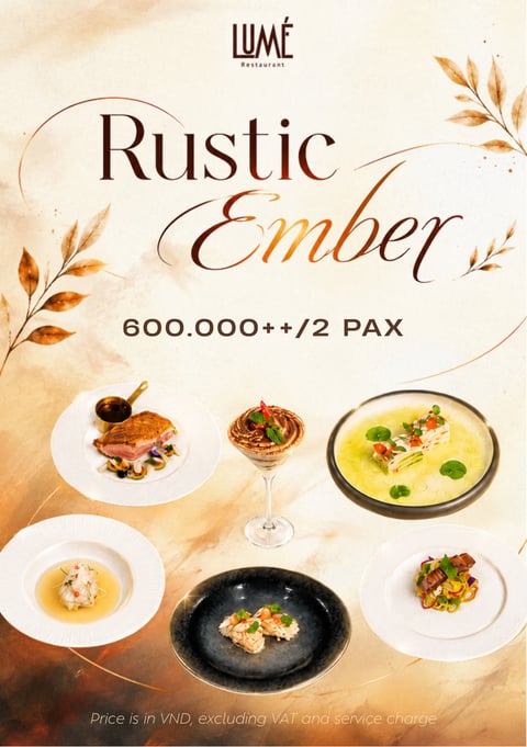 Rustic Ember set menu — page 1