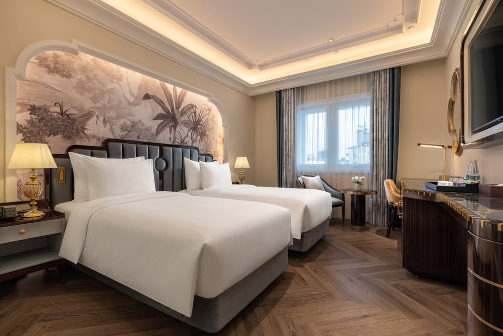 Room interior — Premium Twin Old Quarter · Classyc Hàng Buồm