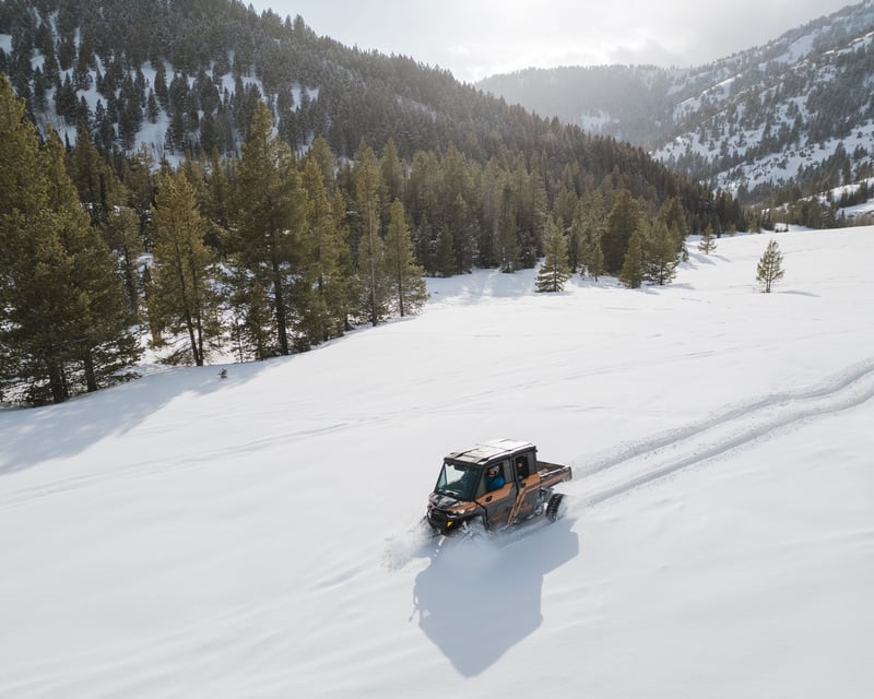 Winter Knik Glacier UTV Tour