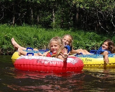 Sturgeon River Tubing in Indian River, MI