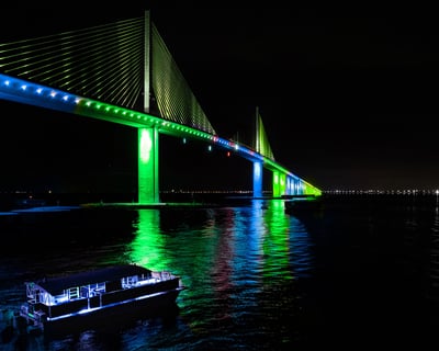 Skyway Light Show Cruise in St. Petersburg
