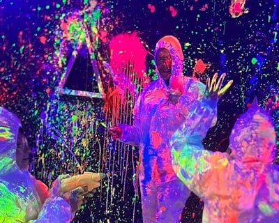 Neon Splatter Paint Experience in Verona