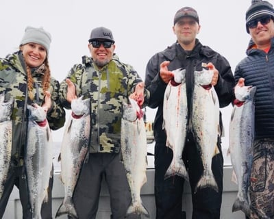 Winter King Salmon Fishing Charter in Homer