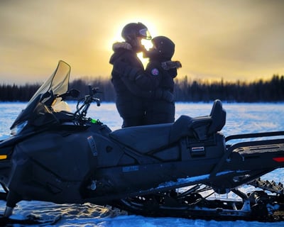 North Pole Guided Snowmobile Tour