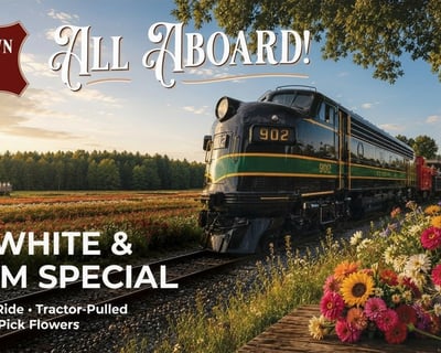 Woodstown U-Pick Flower Farm Train Tour
