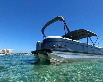 Full-Day Crab Island Pontoon Charter