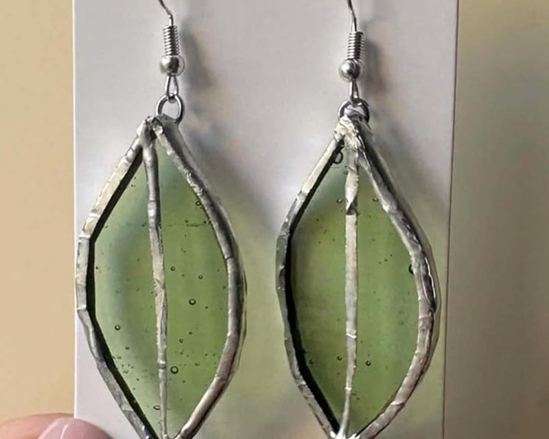 Beginner Stained Glass Earrings Workshop in Grand Lake