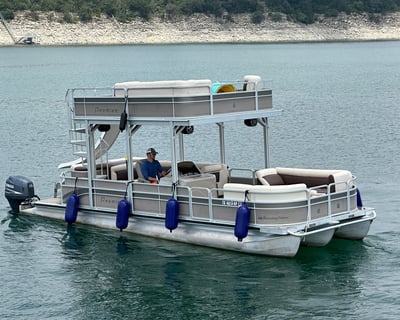Primetime Double Decker with Captain on Lake Travis